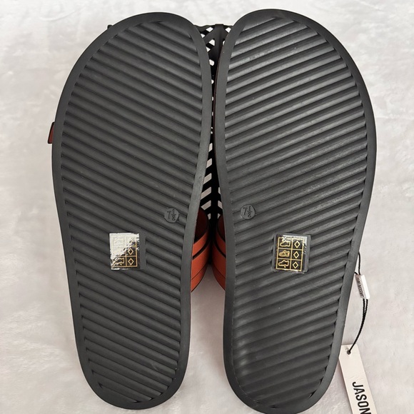 JASON WU Rhonda Brown Vegan Leather Luxe Slide-On Sandal--NEW--7.5 - Picture 12 of 14